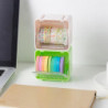 Tape Storage Boxes Durable Convenient Plastic Transparent Lid Visible Washi Tape Storage Box for Off Tape Storage Boxes Durable Convenient Plastic Transparent Lid Visible Washi Tape Storage Box for Off
