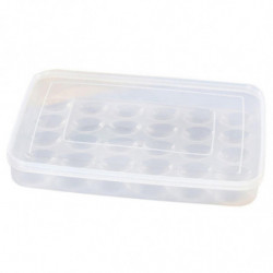 Egg Container Lidded Refillable Monolayer Large Capacity Transparent Plastic Egg Box Kitchen Supplie Egg Container Lidded Refillable Monolayer Large Capacity Transparent Plastic Egg Box Kitchen Supplie