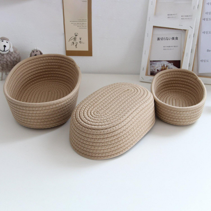 Storage Box Hand Made Durable Wear-resistant Folding Stackable Decorative Portable Snack Organizer C