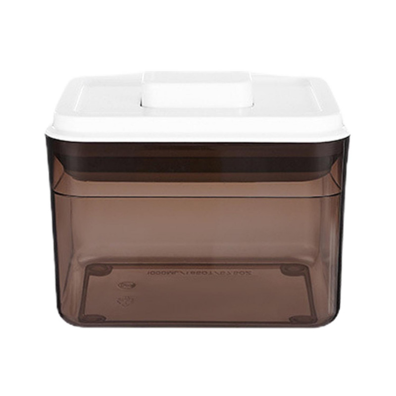 350ml/700ml/1000ml Storage Jar Multifunctional Acrylic Press Type Square Food Sealed Box Container f