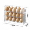 Storage Boxes Flip-Type Egg Storage Box Refrigerator Organizer Food Containers Fresh-keeping Case Holder Tray [...]