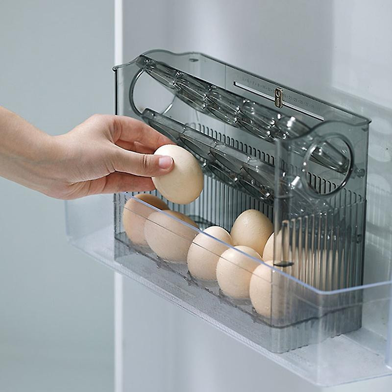 Storage Boxes Flip-Type Egg Storage Box Refrigerator Organizer Food Containers Fresh-keeping Case Holder Tray [...]