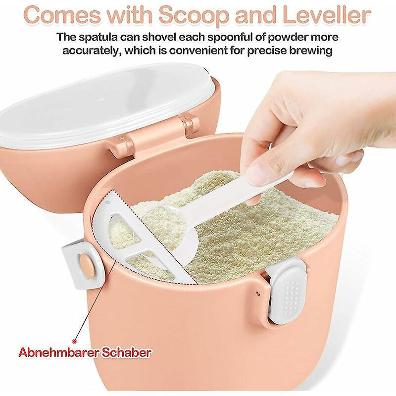 Milk Powder Dispenser, Portable Milk Container, Plastic Portable Food Dispenser Milk Storage Box, Milk Powder [...]