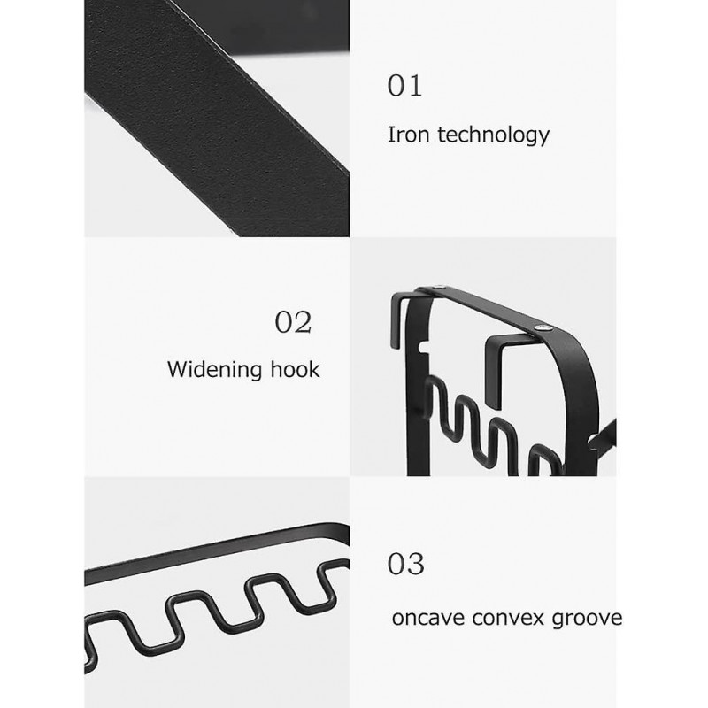 Étagère à sacs à ordures Support de porte-sac à ordures Support de sac à ordures pliable, Accessoires d’étagère [...]