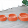Pet Bowl Plastic Scrub Footprint Bowl Dog Cat Feeding Water Bowl Dog Bowl