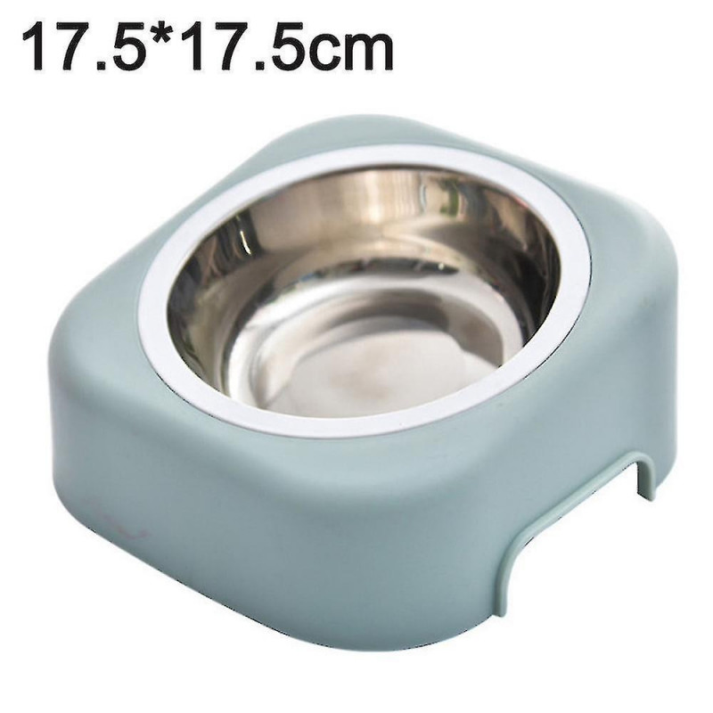 15 Degree Inclined Neck Protection Feeding Basin Anti-overturning Separable Pet Food Basin