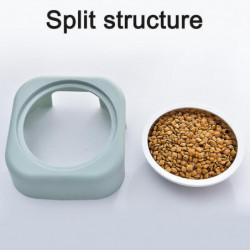 15 Degree Inclined Neck Protection Feeding Basin Anti-overturning Separable Pet Food Basin 15 Degree Inclined Neck Protection Feeding Basin Anti-overturning Separable Pet Food Basin
