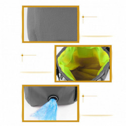 Pet Training Bag Multipurpose Large Capacity Foldable Oxford Cloth Pet Snack Pouch for Outdoor Travel Camping Gray Pet Training Bag Multipurpose Large Capacity Foldable Oxford Cloth Pet Snack Pouch for Outdoor Travel Camping Gray