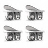 4pcs Storage Box Pulley Storage Box Pulley Adhesive Pulley Storage Box Can Stick Black/white
