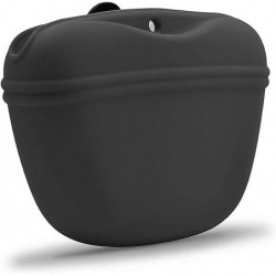 Silicone Dog Treat Pouch - Clip on Portable Training Container Convenient Magnetic Buckle Closing and Waist Clip - [...]