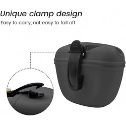 Silicone Dog Treat Pouch - Clip on Portable Training Container Convenient Magnetic Buckle Closing and Waist Clip - [...]