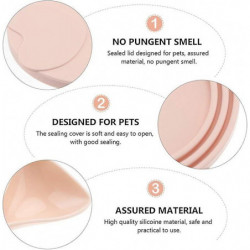 2pcs Pet Food Can Cover Silicone Can Lids Seal Tops Covers Cap Dust- Proof Cover Pads for Dog Cat Food Mason Jars [...]