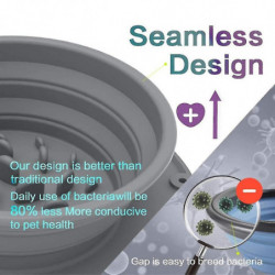 Hundenapf Hhenverstellbar, Silikon Faltbar Reisenpfe, Sichere Und Ungiftige Tragbar Hunde Napfset, Kann Verwendet [...]