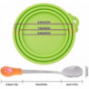 Senhai, Silicone Covers For Pet Cans And 2 Spoons, Food Lids And Spoons For Dogs