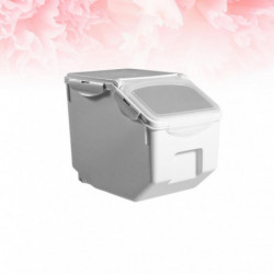 Household Rice Storage Bucket Rice Cylinder Sealed Moistureproof Flour Organizer Plastic Multi-functional Storage [...]