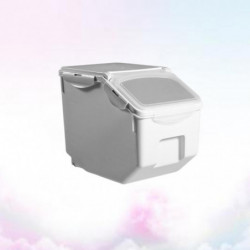 Household Rice Storage Bucket Rice Cylinder Sealed Moistureproof Flour Organizer Plastic Multi-functional Storage [...]