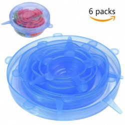 Durable Food Storage Silicone Covers for Bowl 6 Sizes to Meet Most Containers Durable Food Storage Silicone Covers for Bowl 6 Sizes to Meet Most Containers