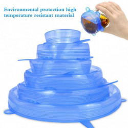 Durable Food Storage Silicone Covers for Bowl 6 Sizes to Meet Most Containers Durable Food Storage Silicone Covers for Bowl 6 Sizes to Meet Most Containers