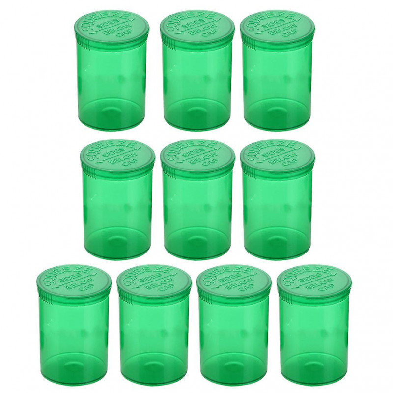 30pcs Empty Pill Bottles Outdoor Portable Plastic Sealed Pill Cans Containers (Random Color)
