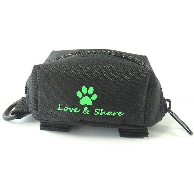Distributeur de sac à crottes, porte-sac à crottes pour chien Fixation de laisse - Accessoire de marche, de course [...]