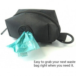 Distributeur de sac à crottes, porte-sac à crottes pour chien Fixation de laisse - Accessoire de marche, de course [...]