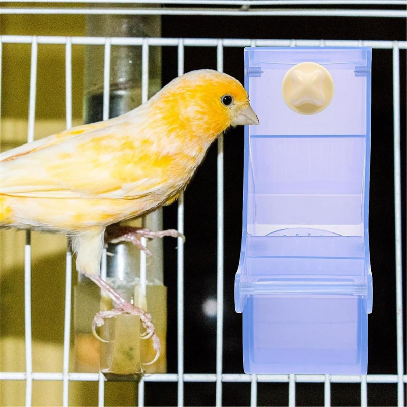 Parrot Feeder Bird Food Bowl Parrot Food Container Simple Structure Feeding Bowl the Birds Supplies Bird Feeder B
