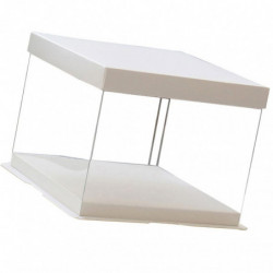 1Pc 10inch Transparent Birthday Cake Box Plastic Cake Container Box Dessert Storage Box (Transparent) 1Pc 10inch Transparent Birthday Cake Box Plastic Cake Container Box Dessert Storage Box (Transparent)