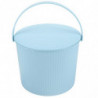 Versatile Storage Bucket Daily Sundries Storage Box with Lid Household Small Stool