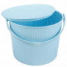 Versatile Storage Bucket Daily Sundries Storage Box with Lid Household Small Stool