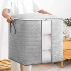 60l Vêtements Bac de rangement Fenêtre transparente Étui de rangement de grande capacité pour le stockage de choses 60l Vêtements Bac de rangement Fenêtre transparente Étui de rangement de grande capacité pour le stockage de choses