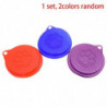 Exquisite Exquisite 2 Pcs Reusable Pet Dog Can Tin Food Covers Random Color & 4pack Pet Food Can Covers 3 Standard Size