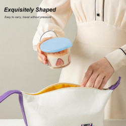 260ml Food Container With Airtight Lid Strong Sealing Moisture-proof Stackable Bpa Free Multipurpose Clear Glass [...]