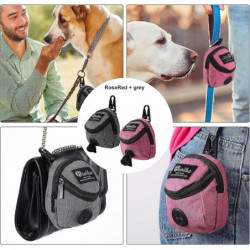 2pcs Dog Poop Bags Portable Dog Poop Dispenser Pet Treat Waste Bags Training Pouch With Two Pockets Buckle Walking [...]