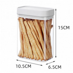 400/700/1200/1600ML Transparent Food Storage Jar Good Sealing Durable Food-grade Easy to Clean Practical Kitchen [...]