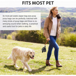 2pcs Dog Poop Bags Portable Dog Poop Dispenser Pet Treat Waste Bags Training Pouch With Two Pockets Buckle Walking [...]