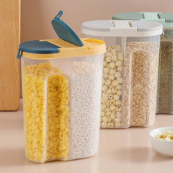 Large Capacity Food Canister Space-saving PP Durable Cereal Grain Storage Jar Kitchen Tools Large Capacity Food Canister Space-saving PP Durable Cereal Grain Storage Jar Kitchen Tools