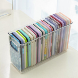Storage Box Large Capacity Transparent Desktop Mobile Phone Case Container Household Supplies KAESI Storage Box Large Capacity Transparent Desktop Mobile Phone Case Container Household Supplies KAESI