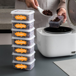 Refrigerator Food Container Sealed Lid Large Capacity Oven Safe Fresh-keeping Transparent Storage Box Food Grade [...]