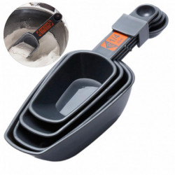 4pcs/set Graduated Measuring Spoons Environmentally Friendly Convenient Widely Applied Double Head Design Easy [...]