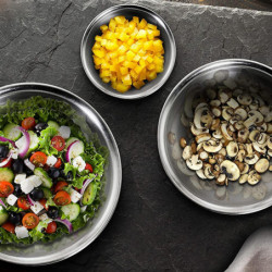 Salad Bowl Mirror Surface Anti-scratch Multifunctional Wide Opening Food Container Household Supplies KAESI Salad Bowl Mirror Surface Anti-scratch Multifunctional Wide Opening Food Container Household Supplies KAESI