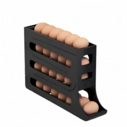 Fridge Egg Storage Box Four Tiers Automatic Rolling Large Capacity Space-Saving Egg Organizer Refrigerator Side [...]