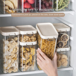 Kitchen Sealed Storage Jar Good Sealing Transparent Thick Leakproof Stackable Dustproof Moisture-proof Rice Cereal [...]