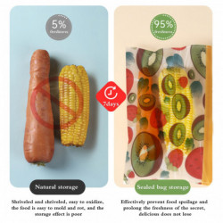 Sac de congélation Double bande d’étanchéité Étanche Étanche à l’humidité Grande capacité Trou de suspension [...]