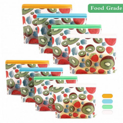 Sac de congélation Double bande d’étanchéité Étanche Étanche à l’humidité Grande capacité Trou de suspension [...]
