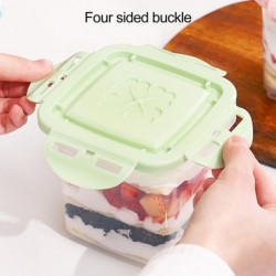 650ML Sealed Crisper Multipurpose Thickened Reusable Good Sealing Buckle Design Transparent Cake Box KAESI 650ML Sealed Crisper Multipurpose Thickened Reusable Good Sealing Buckle Design Transparent Cake Box KAESI