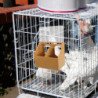 Cage Pigeon Alimentation Conteneur Mangeoire À Oiseaux Perroquet Nourriture Bol D’eau Pigeon Cage Outil D’alimentation Cage Pigeon Alimentation Conteneur Mangeoire À Oiseaux Perroquet Nourriture Bol D’eau Pigeon Cage Outil D’alimentation