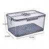 Food Fresh Container Time Recording Food Storage Fresh-keeping Organizer Box For Fruits Breads Food Fresh Container Time Recording Food Storage Fresh-keeping Organizer Box For Fruits Breads