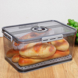 Food Fresh Container Time Recording Food Storage Fresh-keeping Organizer Box For Fruits Breads Food Fresh Container Time Recording Food Storage Fresh-keeping Organizer Box For Fruits Breads