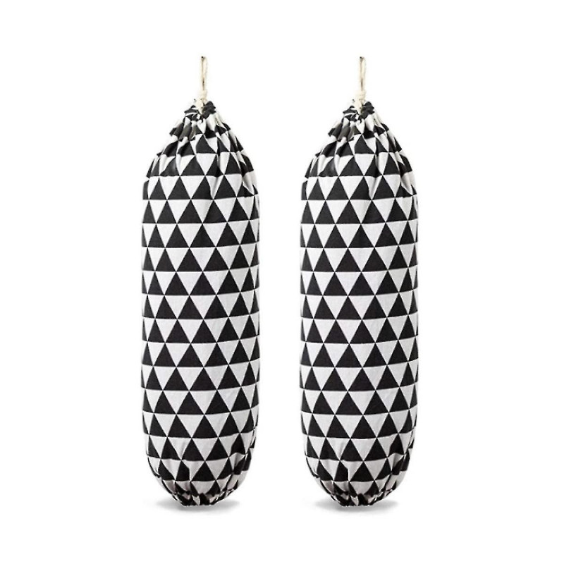 Plastic Bag Holder, Foldable Washable Grocery Bag Dispenser Recycling Shopping Bag Organizer Grocer