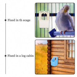 2pcs Plastic Hanging Pigeon Feed Box Hanging Pigeon Feeder Pigeon Feeding Containers 2pcs Plastic Hanging Pigeon Feed Box Hanging Pigeon Feeder Pigeon Feeding Containers